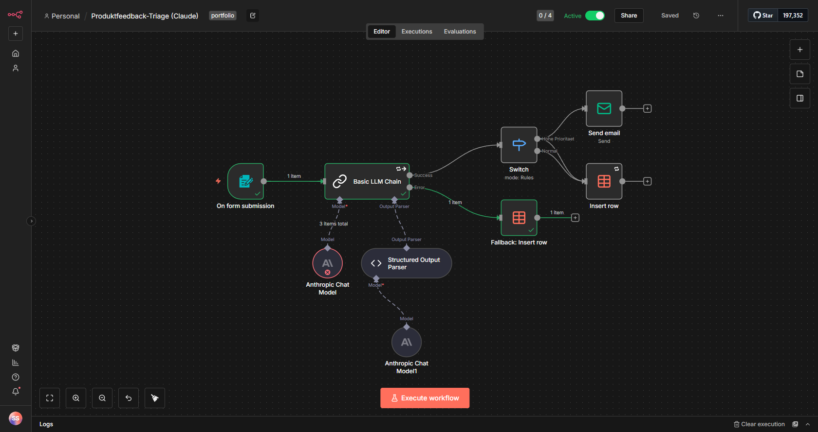 The error path: fallback catches a failed classification